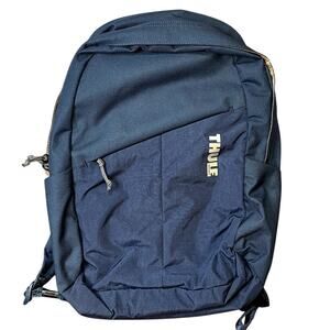 NWOT Thule Sweden Notus Backpack Dark Blue Laptop Travel Work School Commuter